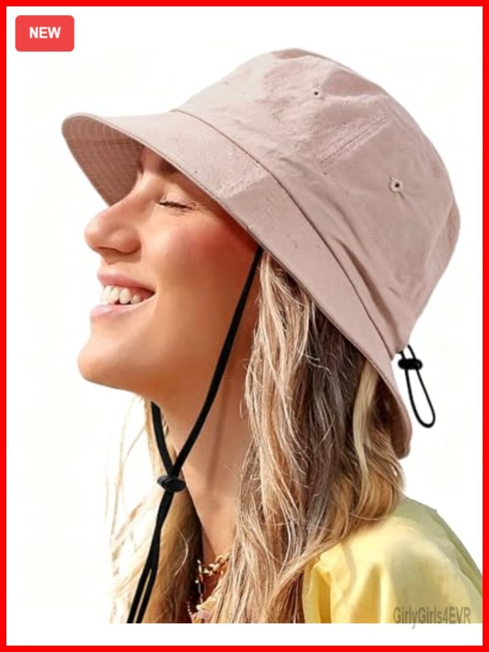 Water-Resistant Bucket Hat UPF 50+ Boonie Sun Hat Foldable Fishing Safari Hats
